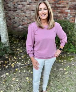 Zenana Rose Smocked Blouse TOPS