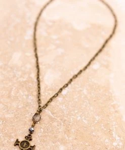 Dylan Bronze Cross Necklace ACCESSORIES