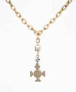 Dylan Bronze Cross Necklace ACCESSORIES