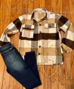 Jodifl TOPS Neutral Shacket