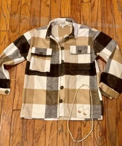 Jodifl TOPS Neutral Shacket