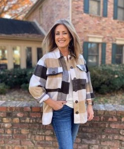 Jodifl TOPS Neutral Shacket