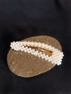 Ruby Stone Boutique Pearl Triangle Hair Pin ACCESSORIES