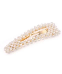 Ruby Stone Boutique Pearl Triangle Hair Pin ACCESSORIES