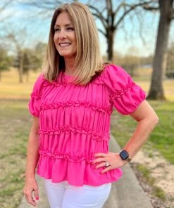 Andree By Unit Hot Pint Layered Ruffle Top