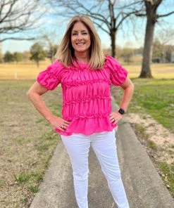 Andree By Unit Hot Pint Layered Ruffle Top