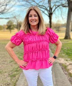 Andree By Unit Hot Pint Layered Ruffle Top