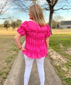 Andree By Unit Hot Pint Layered Ruffle Top