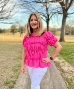 Andree By Unit Hot Pint Layered Ruffle Top