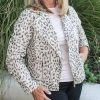 Andree By Unit Blush Leopard Moto Jacket OUTERWEAR