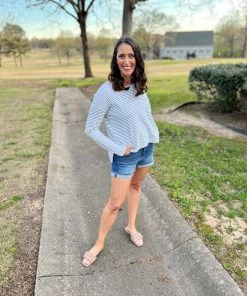 Fate TOPS Stripe Terry Tee