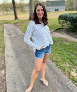 Fate TOPS Stripe Terry Tee