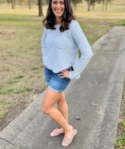 Fate TOPS Stripe Terry Tee