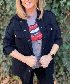 Davi & Dani Rock And Roll Shirt Jacket