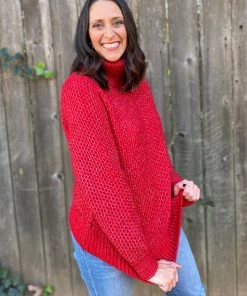 Zenana TOPS Turtleneck Sweater