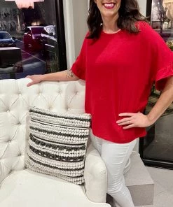 Ruby Stone Boutique TOPS Ruffle Sleeve Top