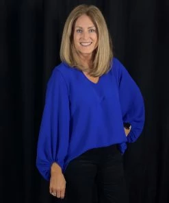 Jodifl Royal Bubble Sleeve Top TOPS