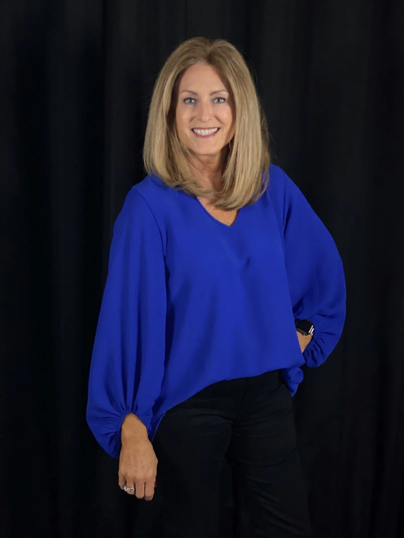 Jodifl Royal Bubble Sleeve Top TOPS