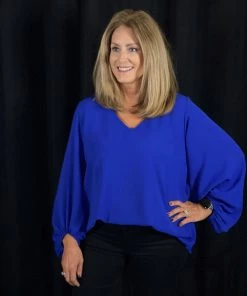 Jodifl Royal Bubble Sleeve Top TOPS