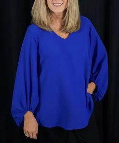 Jodifl Royal Bubble Sleeve Top TOPS