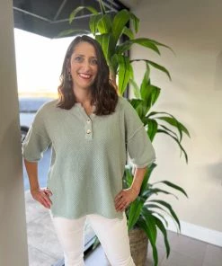Andree By Unit TOPS Sage Knit Top