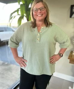 Andree By Unit TOPS Sage Knit Top