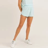 Mono B Seafoam Terry Shorts BOTTOMS