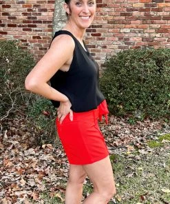 Ellison Tie Front Short BOTTOMS