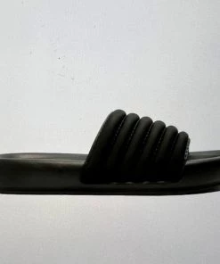 Qupid SHOES Black Neoprene Slide