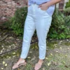 BOTTOMS White Judy Blue Straight Leg Denim