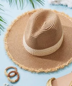 Ruby Stone Boutique Woven Boho Hat