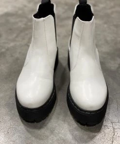 Fashion Go SHOES Chunky White Boots