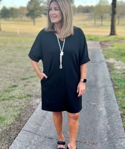 2Hearts DRESSES V-Neck Shift Dress