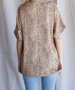 Jodifl Leopard V-Neck Top TOPS
