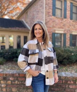 Jodifl TOPS Neutral Shacket