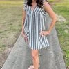Andree By Unit Striped V-Neck Dress