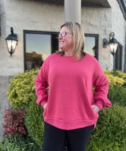 Zenana Pocket Sweatshirt LONG SLEEVE